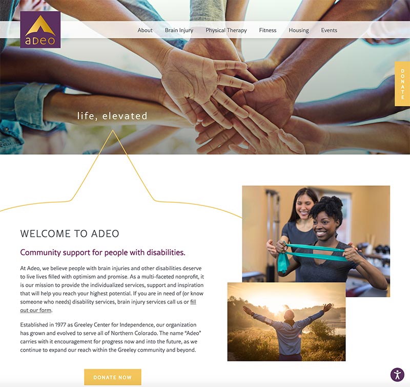 Adeo website