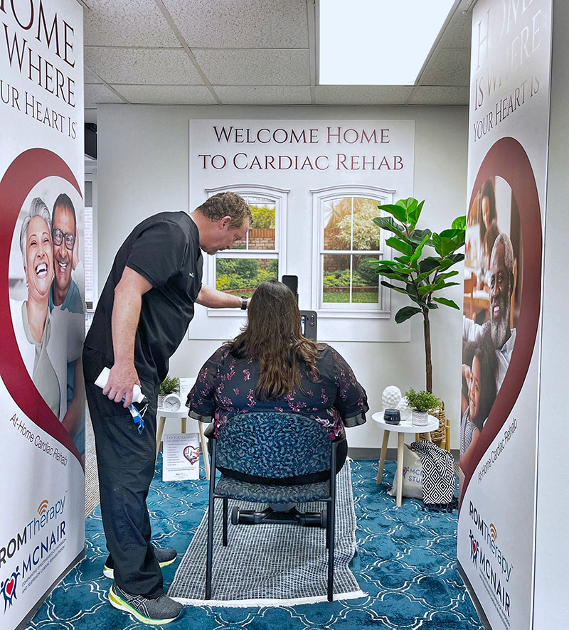 ROMTherapy Demo Installation - on machine