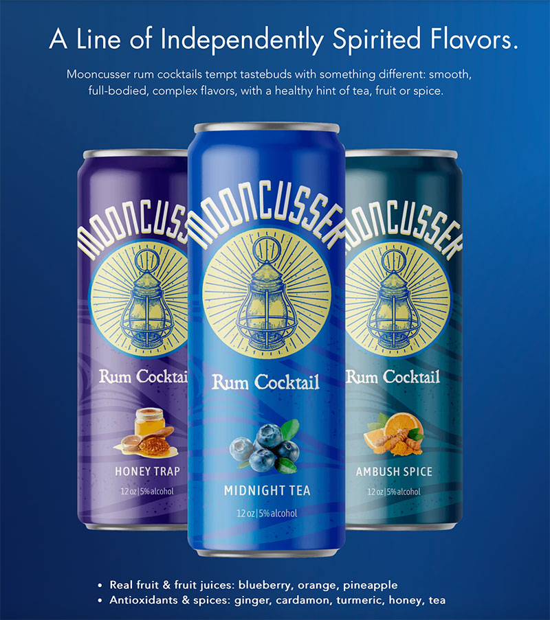 Mooncusser 3 beverage cans