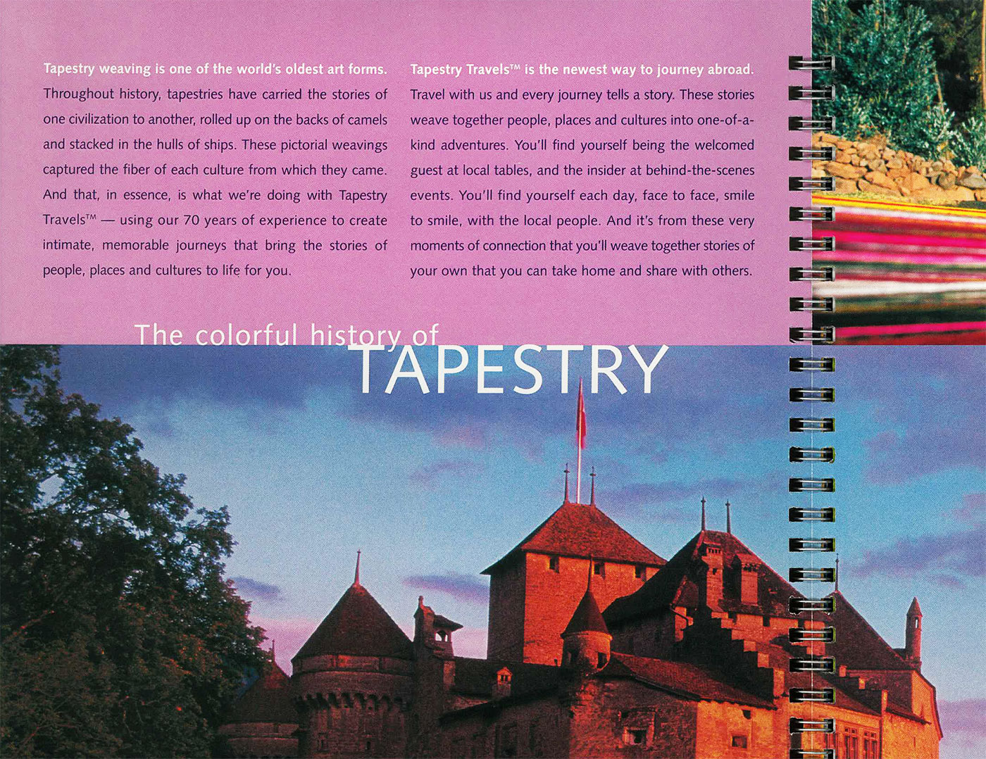 tapestry brochure